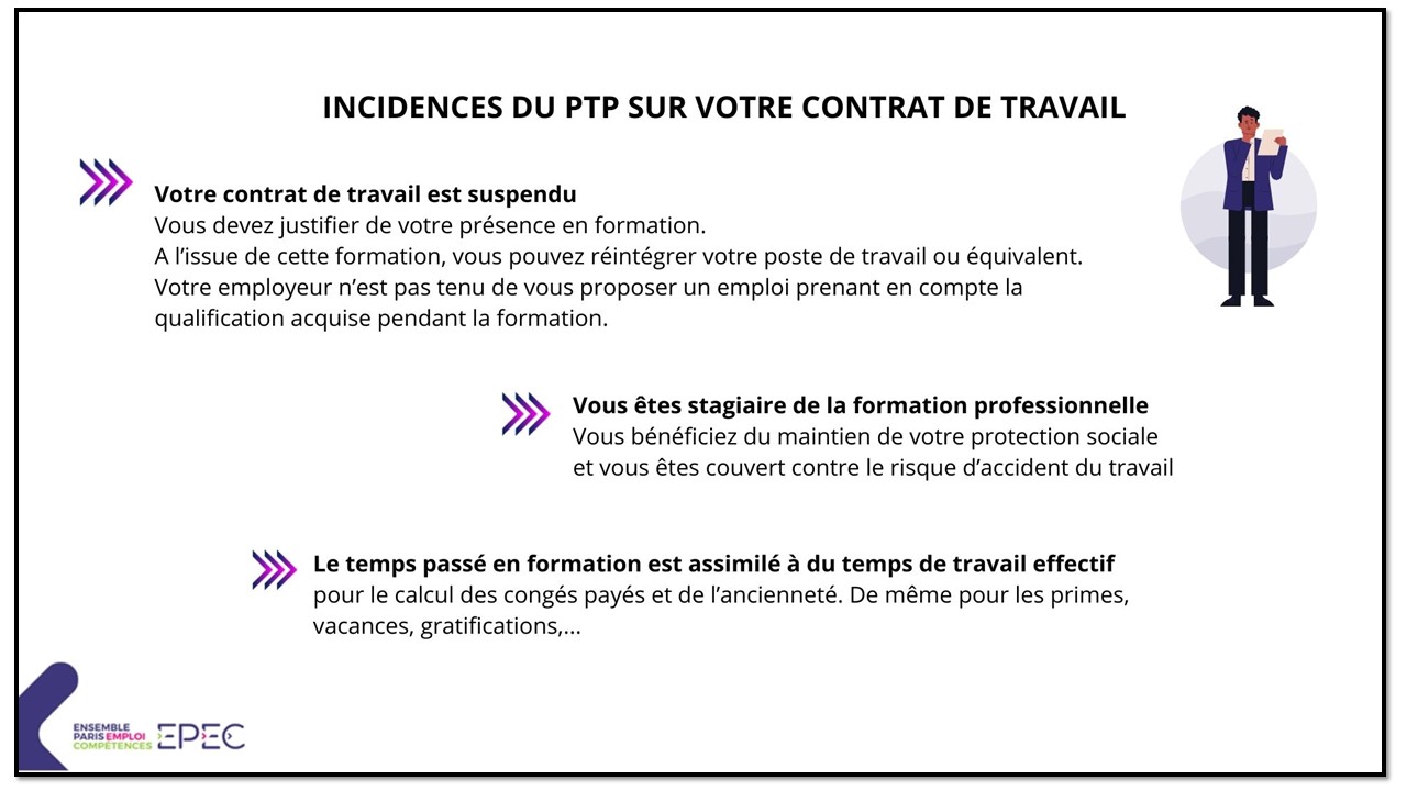 Le Projet De Transition Professionnelle Ptp Epec 